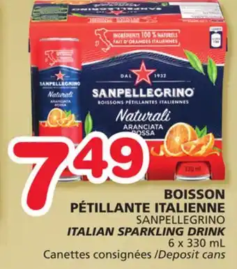 Marches Tradition Sanpellegrino italian sparkling drink offer