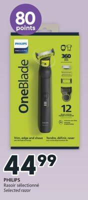 Brunet Philips rasoir sélectionné offer