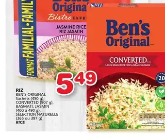 Marches Tradition Ben's original basmati, jasmin rice offer