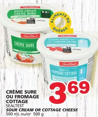 Marches Tradition Sealtest sour cream or cottage cheese offer