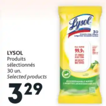 Brunet Lysol produits sélectionnés offer