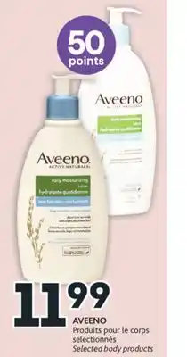 Brunet Aveeno produits pour le corps selectionnés offer