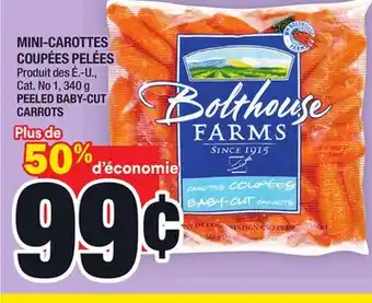 Super C Mini-carottes coupées pelées | peeled baby-cut carrots offer