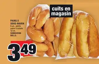 Super C Pains à sous-marin | submarine rolls offer
