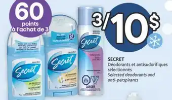 Brunet Secret déodorants et antisudorifiques sélectionnés offer