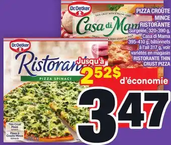Super C Pizza croûte mince ristorante | ristorante thin crust pizza offer