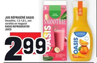 Super C Jus réfrigéré oasis | oasis refrigerated juice offer