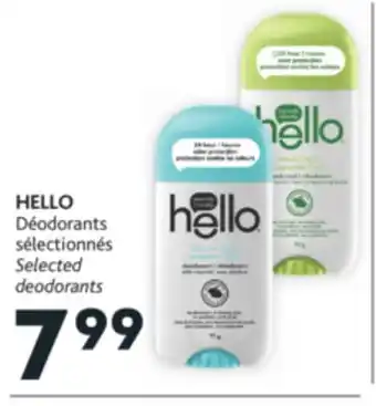 Brunet Hello déodorants sélectionnés offer