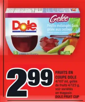 Super C Fruits en coupe dole | dole fruit cup offer