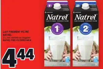 Super C Lait finement filtré natrel | natrel fine-filtered milk offer