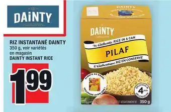 Super C Riz instantané dainty | dainty instant rice offer