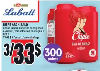 Super C Bière archibald | beer offer