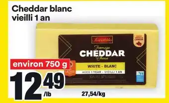 Super C Cheddar blanc vieilli 1 an offer