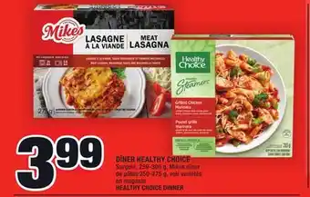 Super C Dîner healthy choice | healthy choice dinner offer