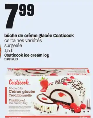 Provigo Bûche de crème glacée coaticook, 1,5 l offer