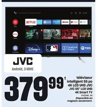 Provigo Téléviseur intelligent 55 po 4k lcd uhd jvc offer