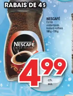 Jean Coutu Nescafé instant coffees offer