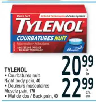 Jean Coutu Tylenol selected products offer