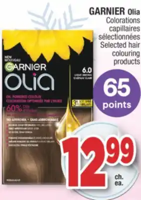 Jean Coutu Garnier olia selected hair colouring products offer