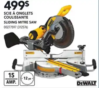 Réno Dépôt Dewalt sliding mitre saw offer
