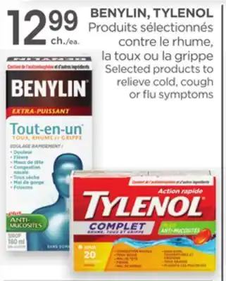 Proxim Benylin, tylenol offer
