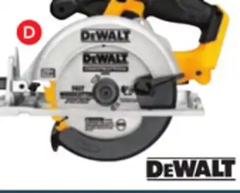 Réno Dépôt Dewalt circular saw offer