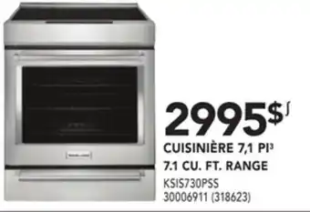 Réno Dépôt Kitchenaid 7.1 cu. ft. range offer