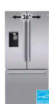 Réno Dépôt Bosch 26 cu. ft. refrigerator offer