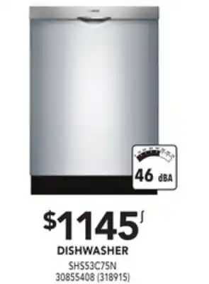 Réno Dépôt Bosch dishwasher offer