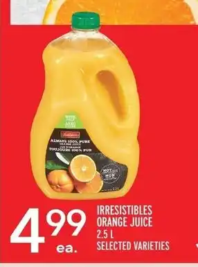 Metro IRRESISTIBLES ORANGE JUICE 2.5L offer