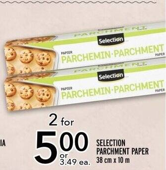 Metro SELECTION PARCHMENT PAPER offer