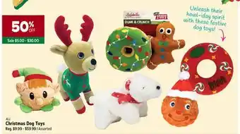 Ren’s Pets Depot All christmas dog toys offer