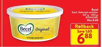 Walmart Becel offer