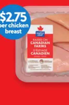 Walmart Maple leaf boneless skinless chicken breast offer