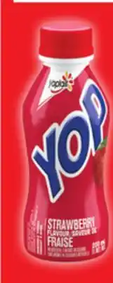 Walmart Yop drinkable yogurt offer