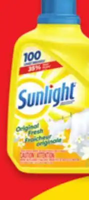 Walmart Sunlight liquid laundry detergent offer
