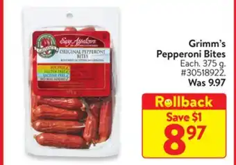 Walmart Grimm's pepperoni bites offer