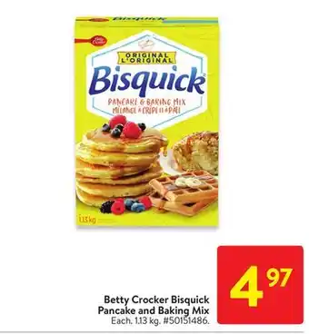 Walmart Betty crocker bisquick pancake and baking mix offer