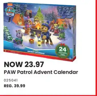 Toys R us Paw patrol advent calendar offer