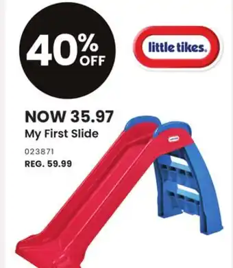 Toys R us Little tikes my first slide offer