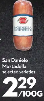 Longo's San daniele mortadella offer