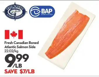 Longo's Fresh canadian boned atlantic salmon side offer
