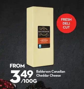 Longo's Balderson canadian cheddar cheese offer