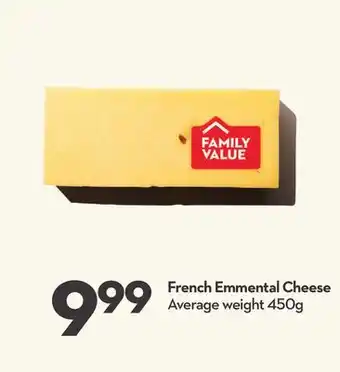 Longo's French emmental cheese offer