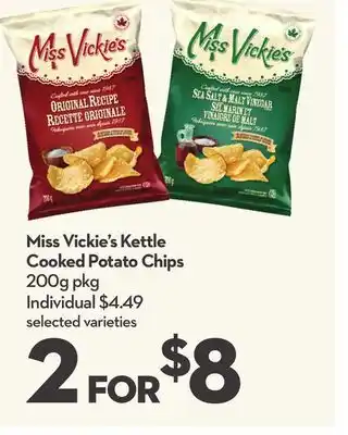 Longo's Miss vickie's kettle cooked potato chips offer