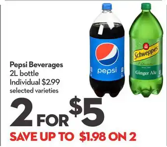 Longo's Pepsi beverages offer