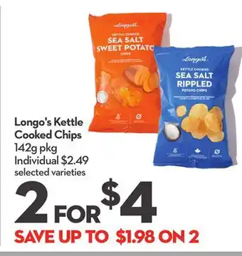 Longo's Longo's kettle cooked chips offer