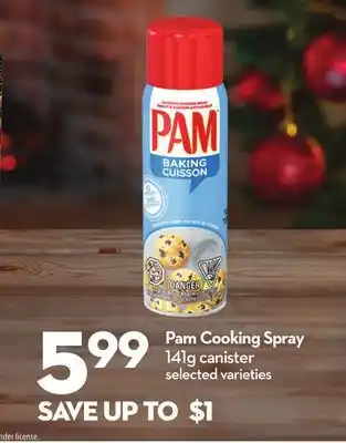 Longo's Pam cooking spray offer