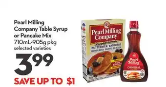 Longo's Pearl milling company table syrup or pancake mix offer