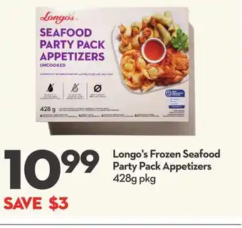 Longo's Longo's frozen seafood party pack appetizers offer